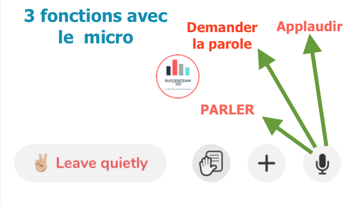 Comment utiliser le micro dans les rooms Clubhouse